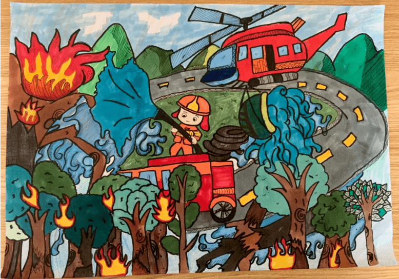 "谁也不能打扰我看消防叔叔!