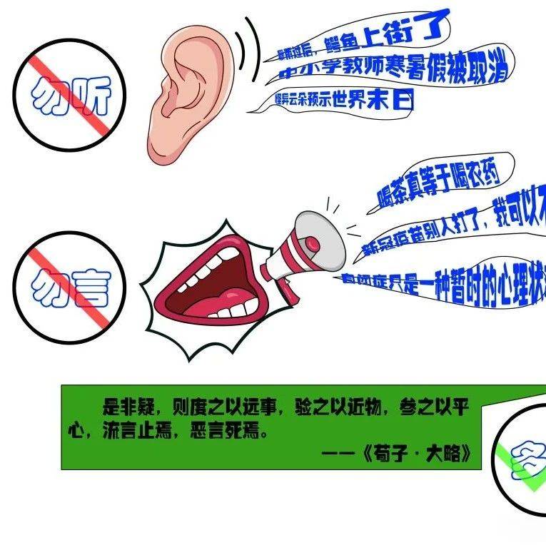 面对谣言:勿听!勿言!多思!_传播