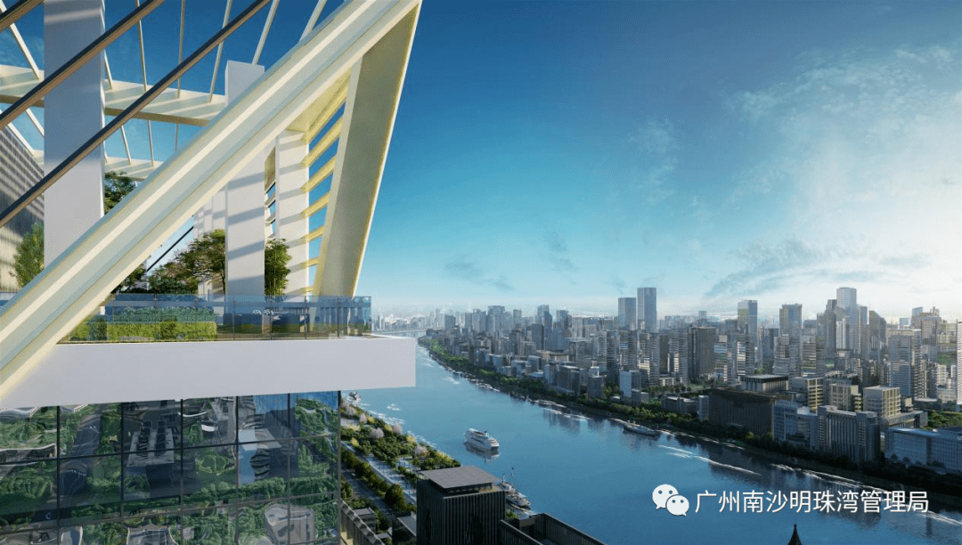 270°一线江景、大师团队设计!明珠湾的又一座建筑封顶!_南沙