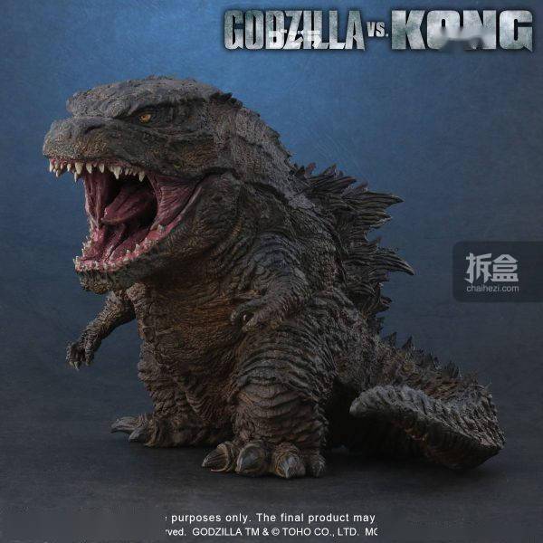 产品|X-PLUS DF GODZILLA 2021 哥斯拉 Q版人偶手办摆件