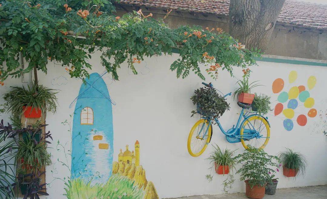 嘉定这样高颜值的墙绘一起去打卡吗