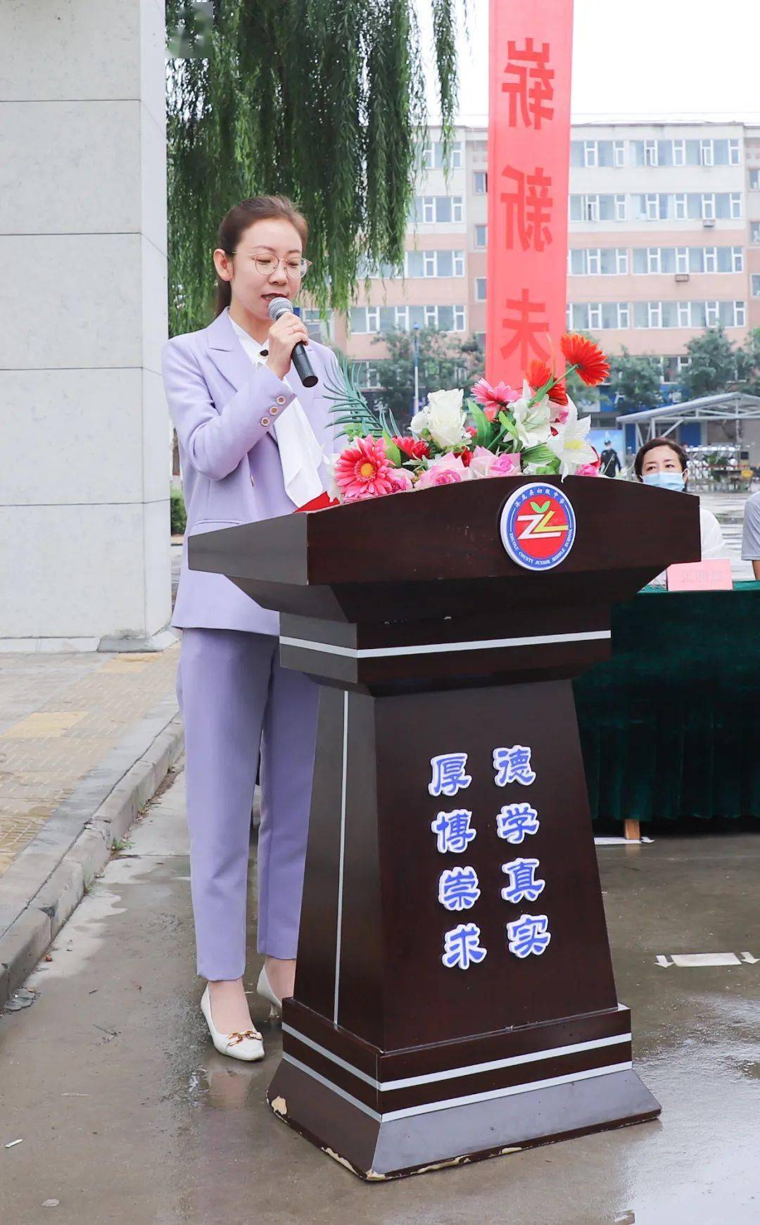 开学季涿鹿县初级中学举行20212022学年第一学期开学典礼