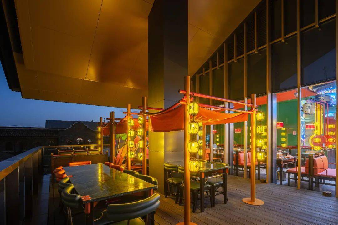 小酒馆玩起了唐风好一副唐潮夜宴盛景