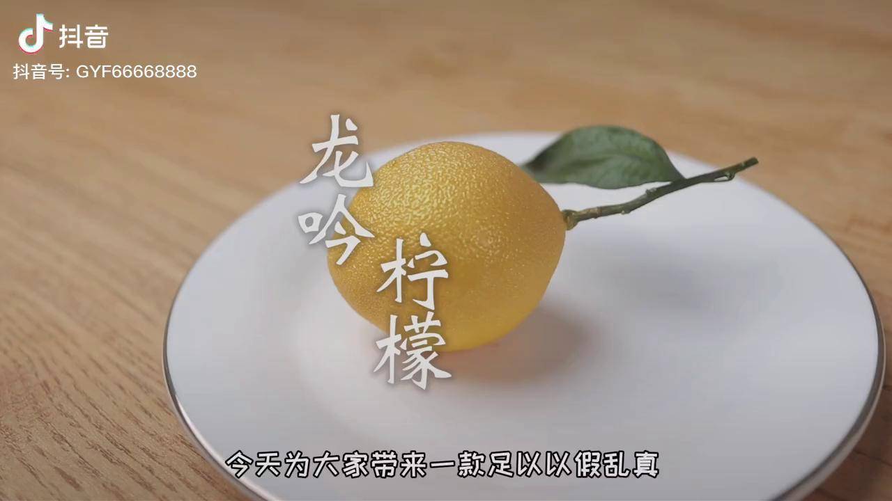 仿真水果慕斯龙吟柠檬美食趣胃计划在家做个拿手菜