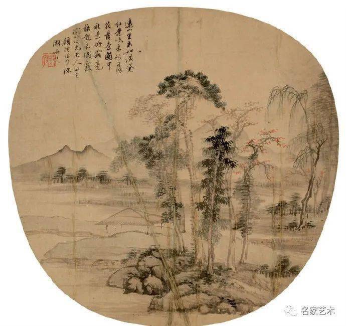 名品视界晚清画家顾澐的山水画欣赏