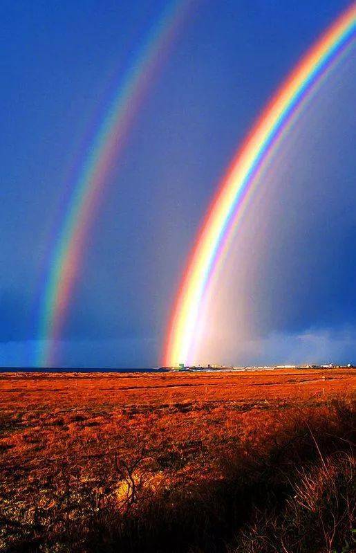 最美的彩虹图片真实图片