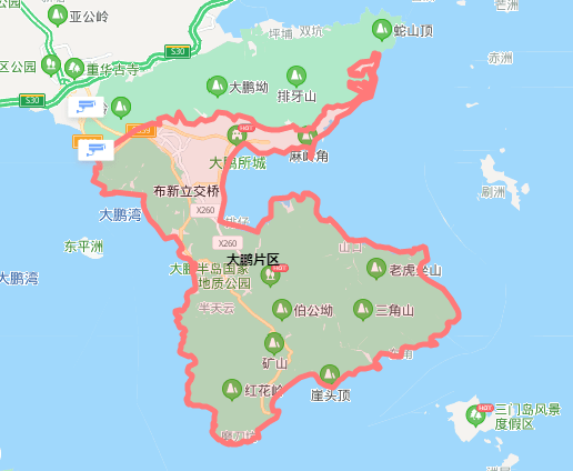 深圳大鹏一日游线路图片