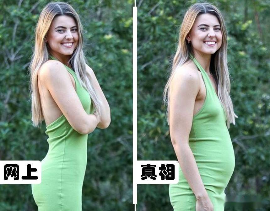一名女孩自拍7张对比照展现了网上完美照片背后隐藏的真相