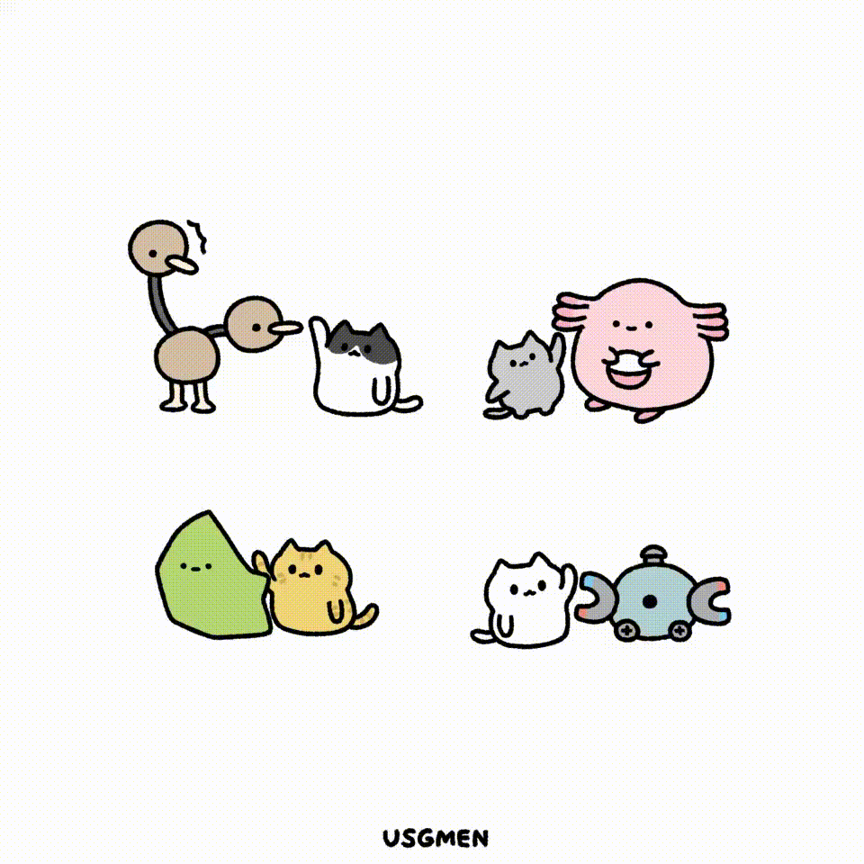 图集猫与宝可梦的gif动图合集