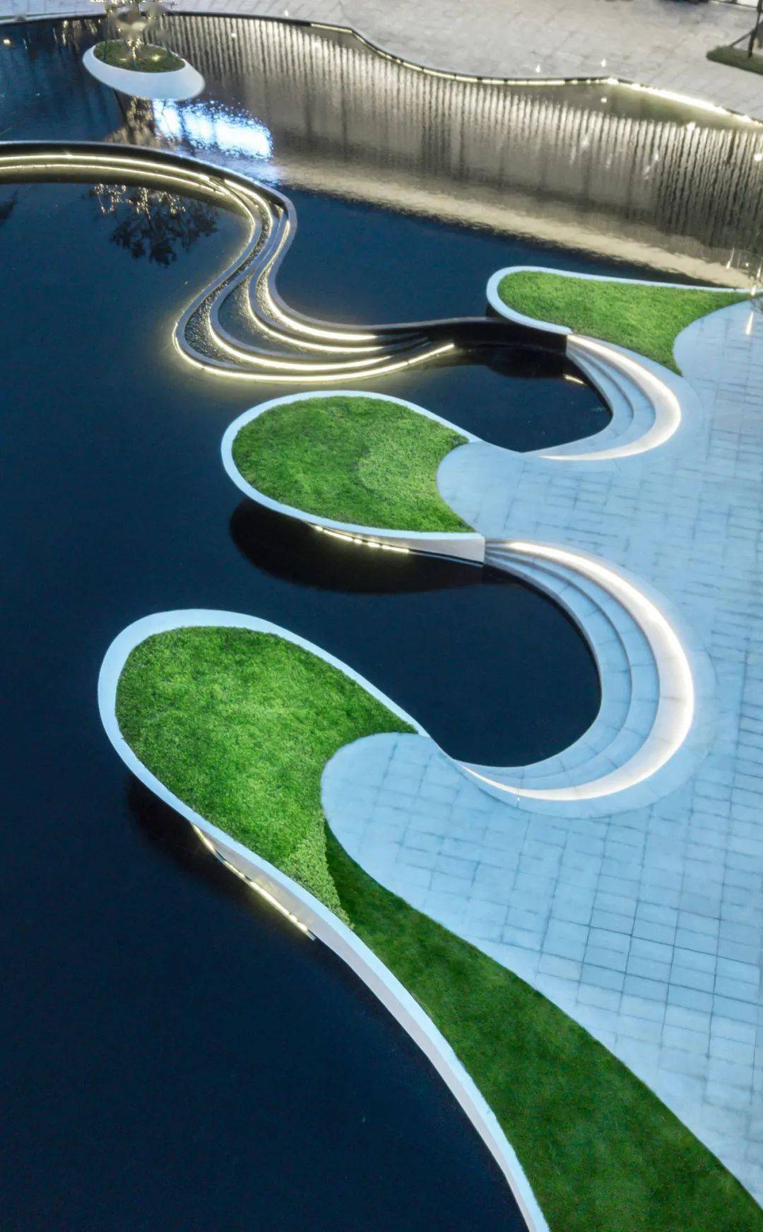 水景的套路,设计的很巧妙_景观