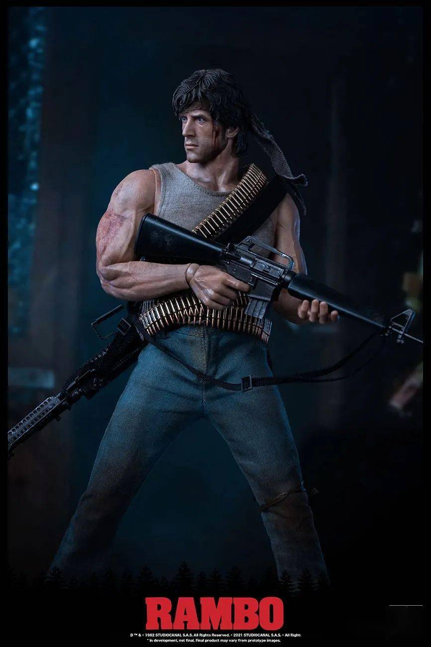 threezero:1/6  第一滴血> 约翰·兰博 可动人偶 官图