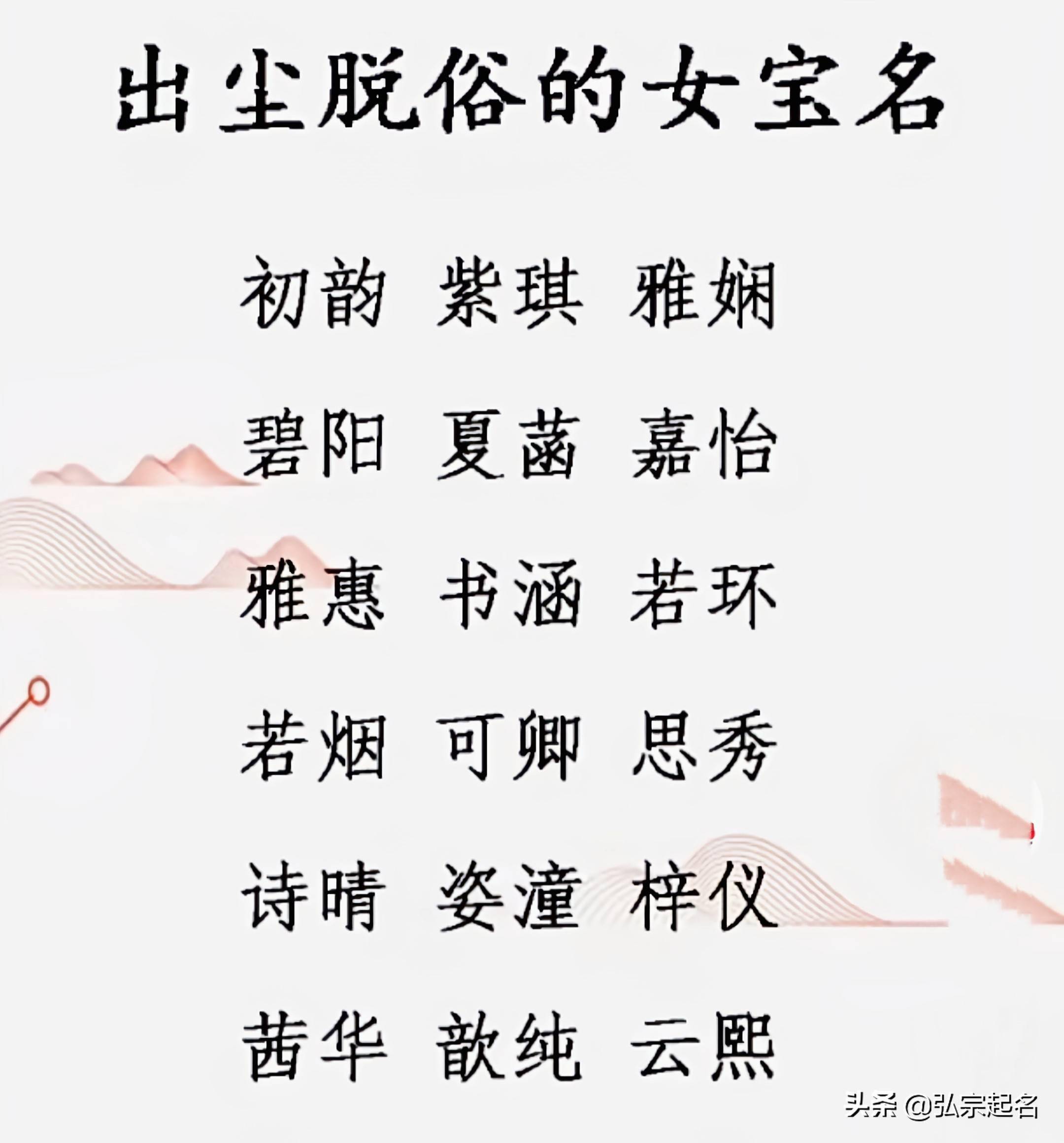 乖乖女名字图片