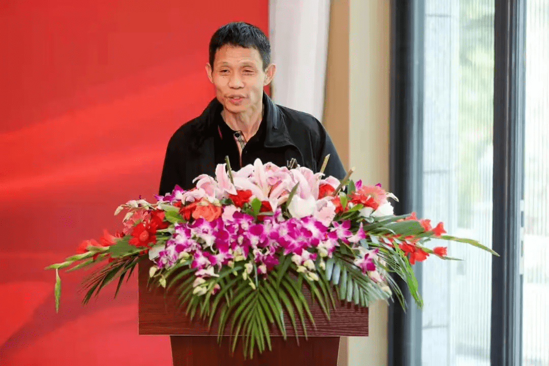 《人民的名义》总监制,总发行人,金盾影视中心主任李学政致辞