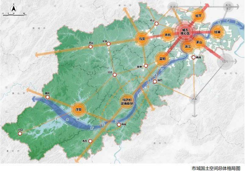 杭州一核九星格局更改濱江入一核桐廬建德成兩星