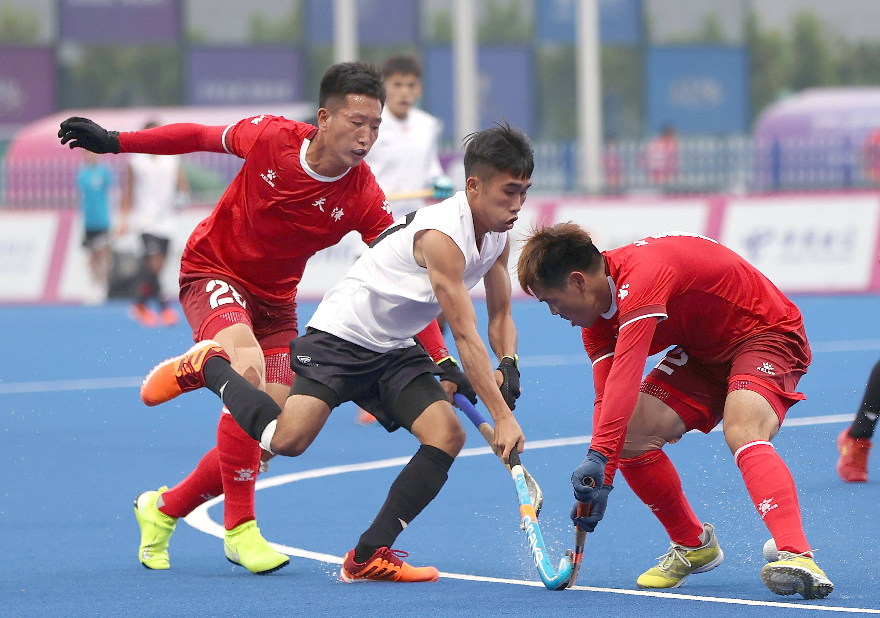 曲棍球男子小组赛天津队胜陕西队