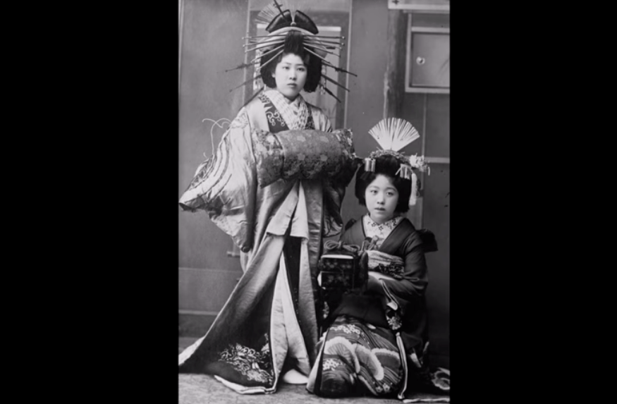 日本花魁等级森严普通人见一面就可能要倾家荡产