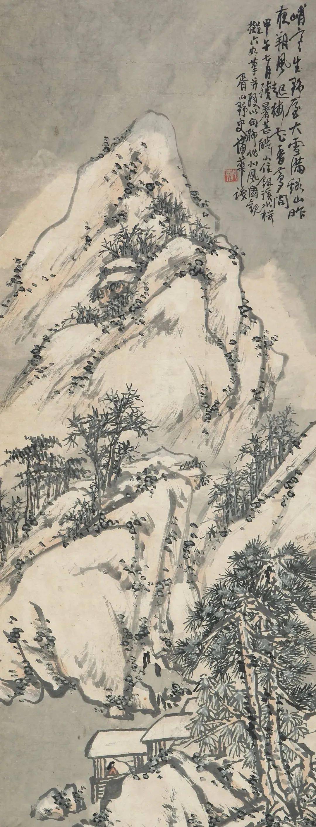 蒲华山水风韵清透