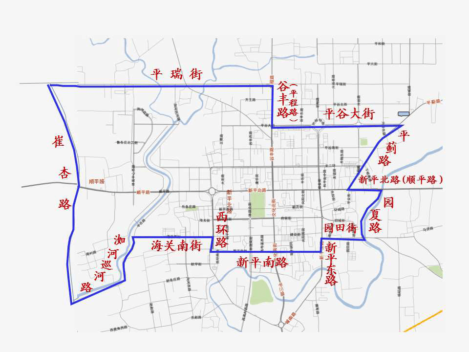 北京皮卡限行路段地图图片