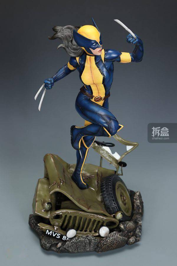 xmstudios14漫威系列x23劳拉金刚狼雕像