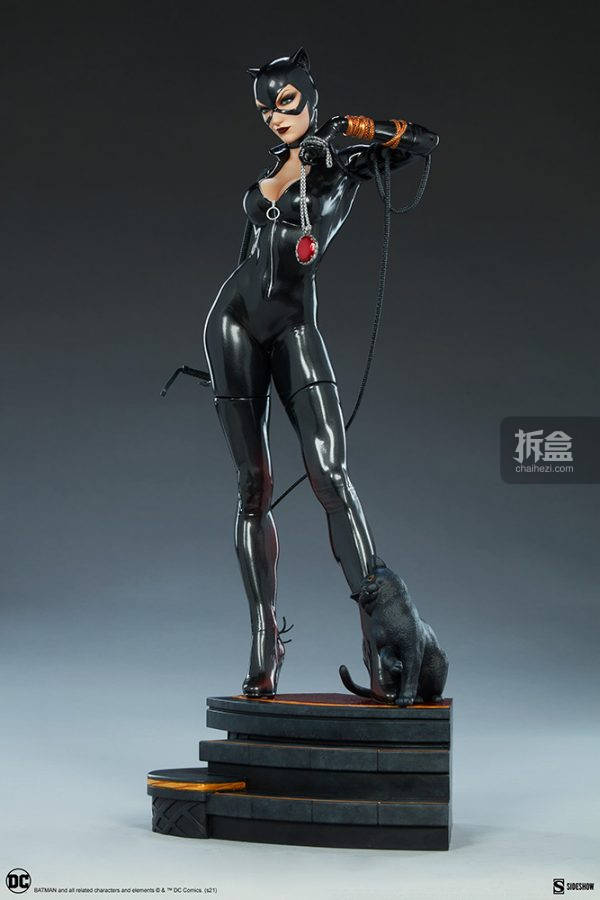 sideshow 300787 dc漫画 catwoman 猫女 雕像