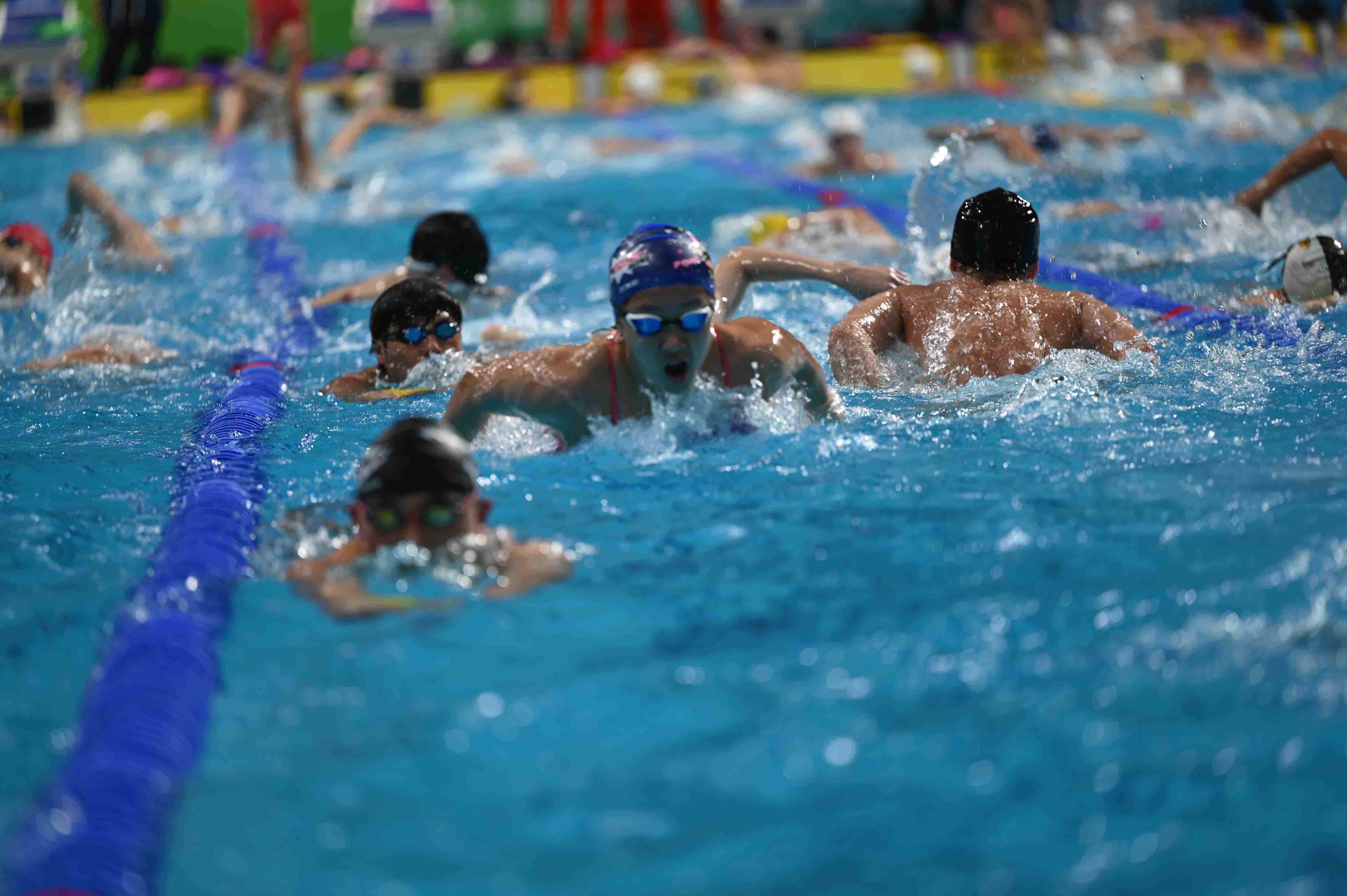 打卡陕西奥体中心游泳馆