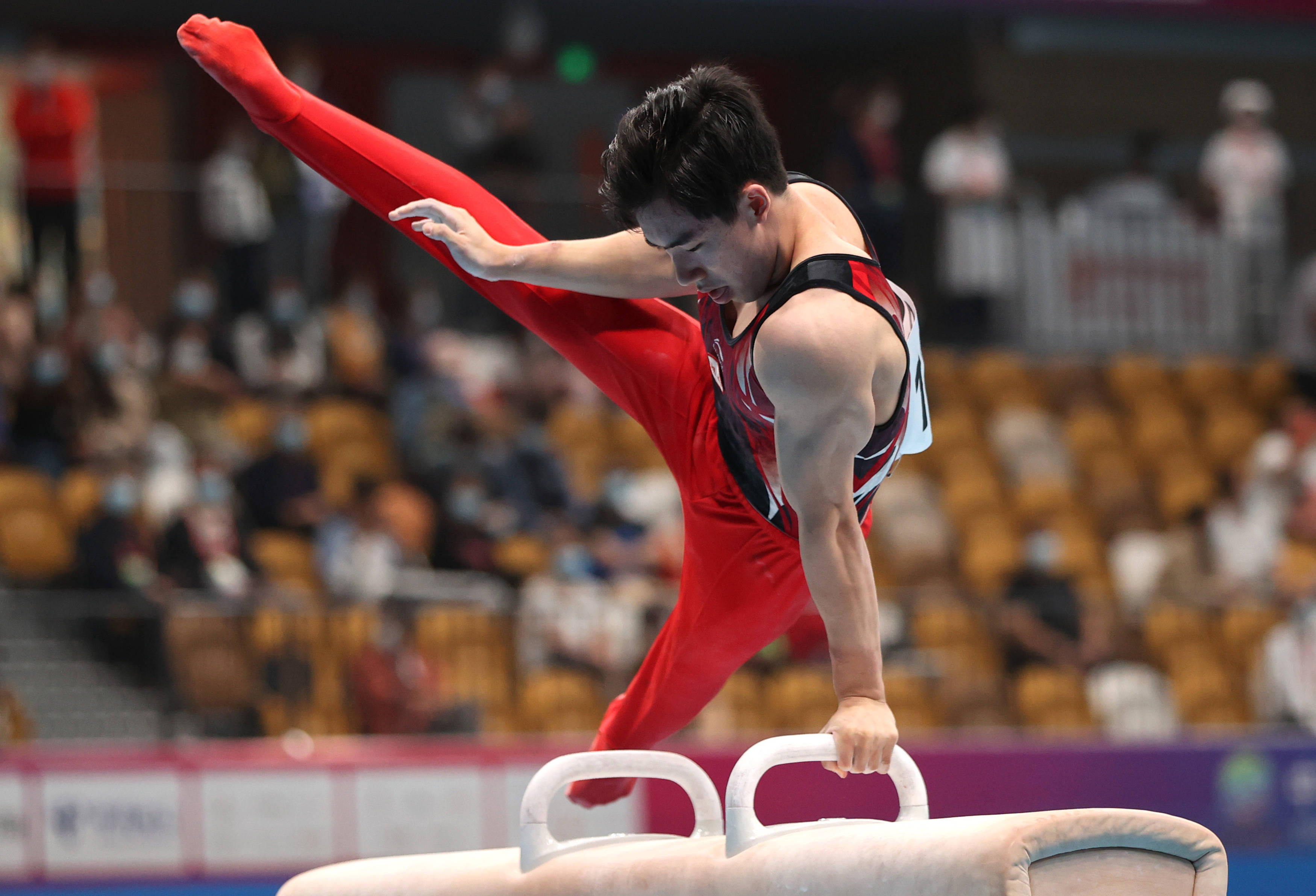 体操男子预赛赛况
