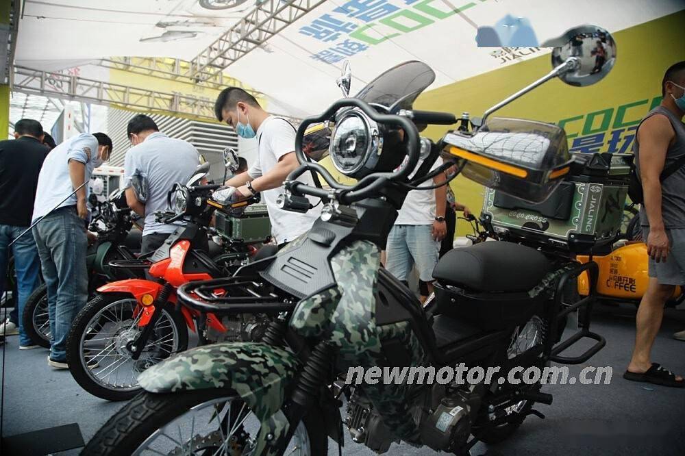 全新高性能发动机嘉陵coco赛道版亮相摩博会