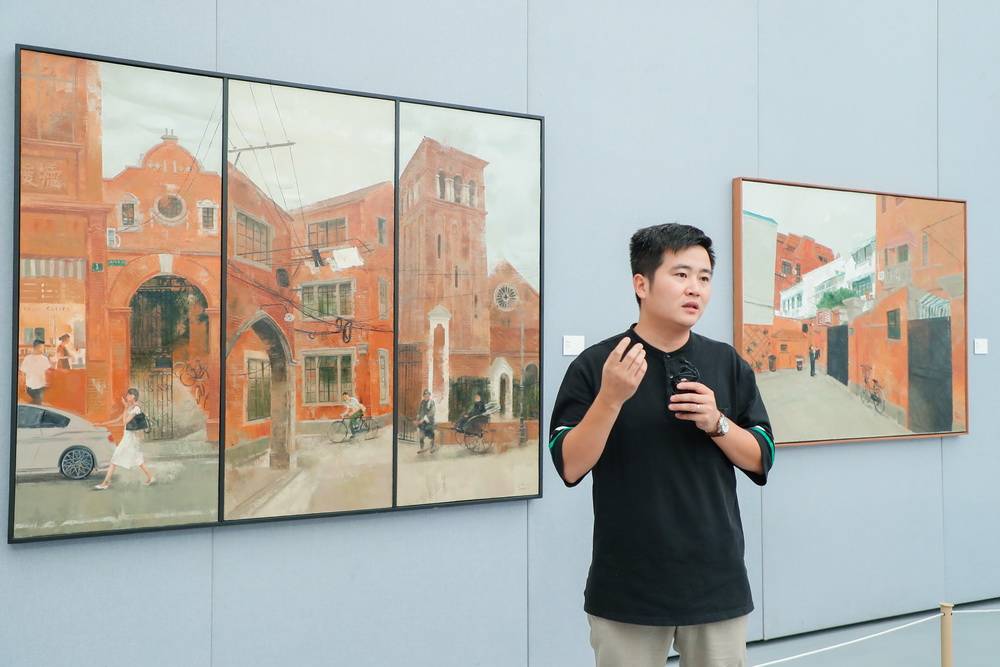 导赏|让艺术不再晦涩难懂，上海宝山民博馆开展艺术家现场导赏活动