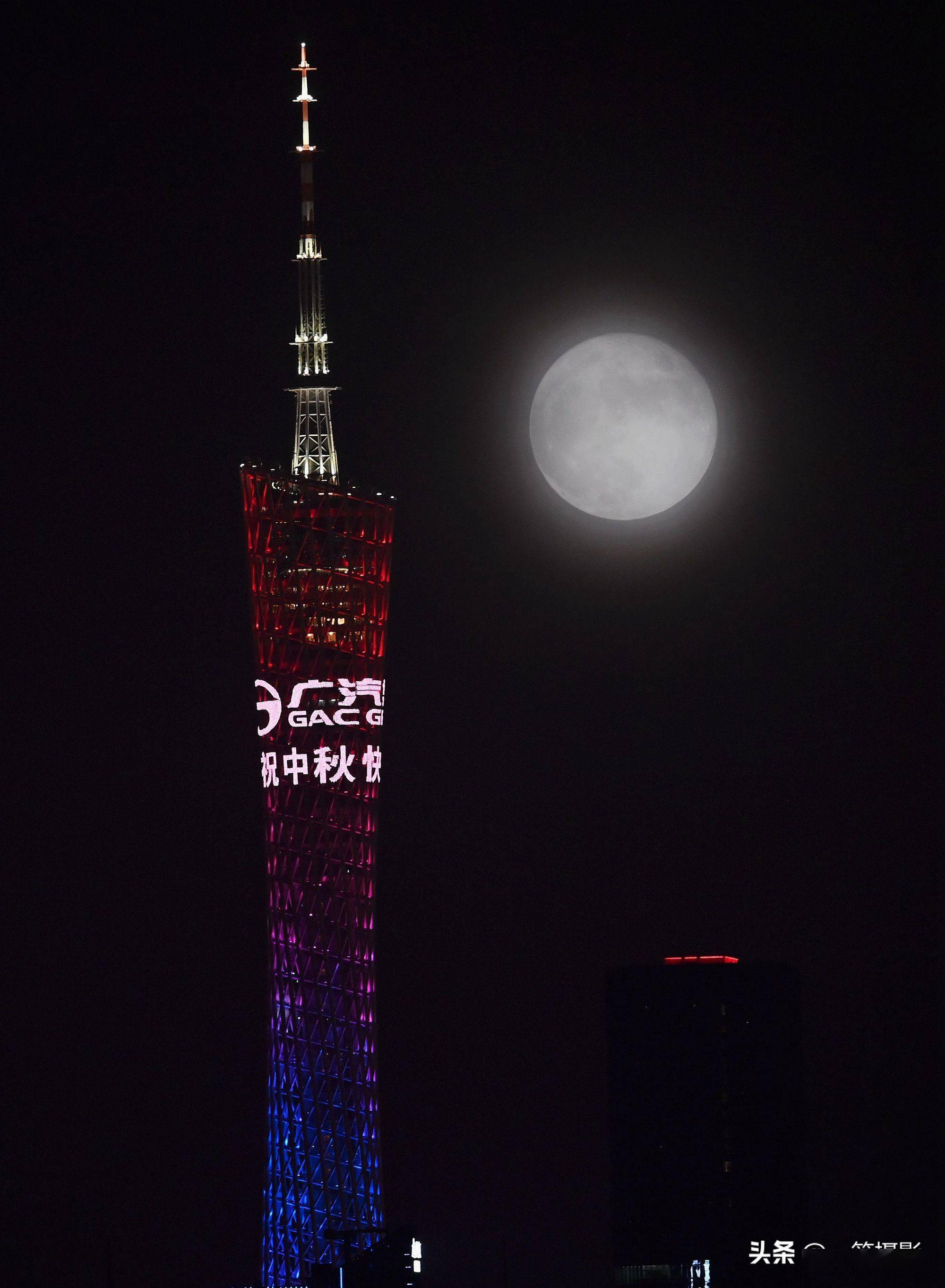 月亮随拍,记录2021年在广州的这个中秋