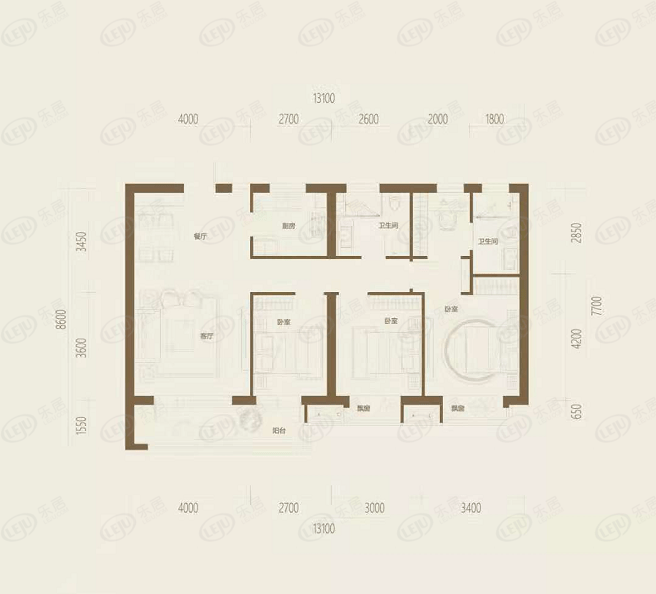 好住自建超158万方商业配套华发中东和平首府热点户型解析