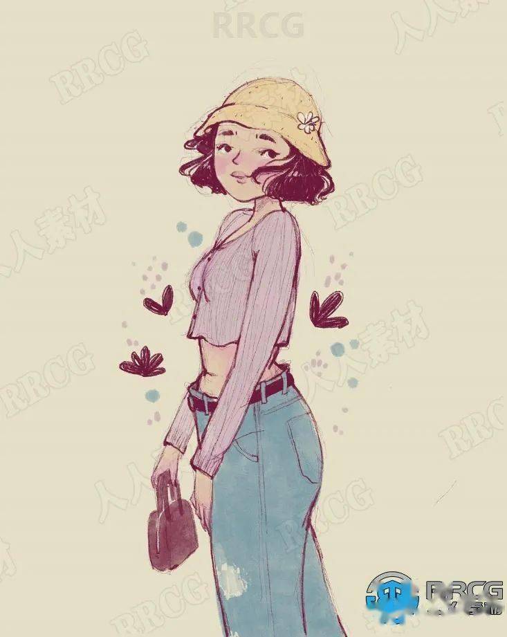 苏格兰画师katnipp超级可爱萌系少儿动漫角色原画插画集