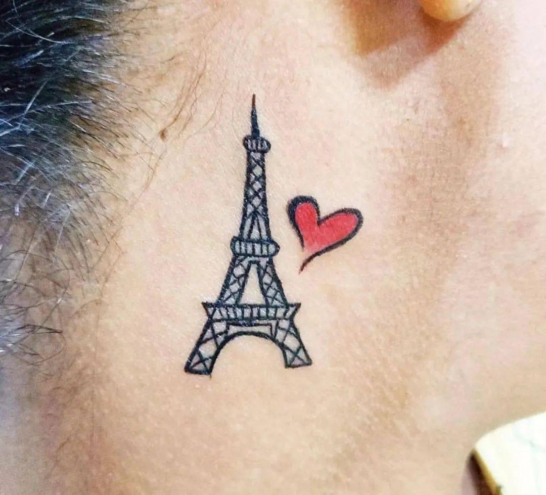 埃菲尔铁塔纹身