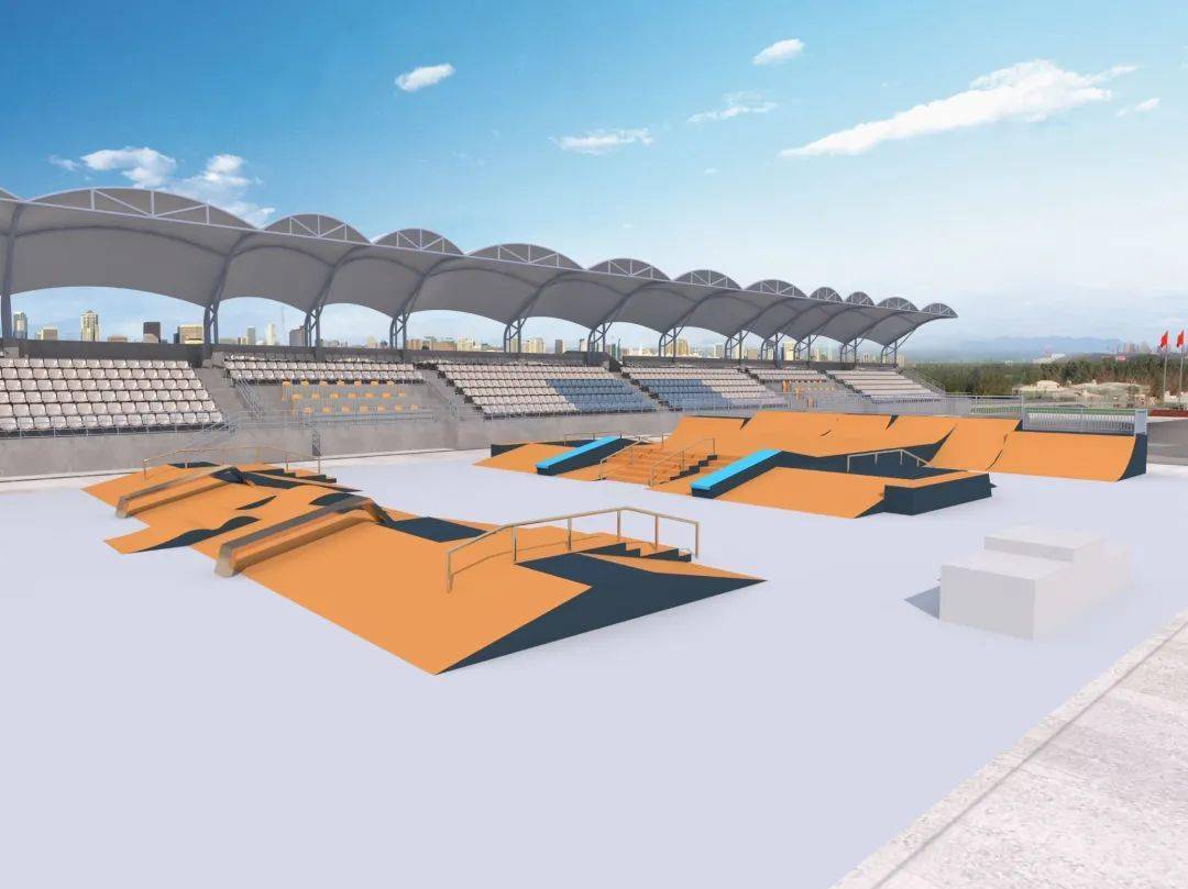 钱塘区亚运滑板公园里建起了"碗池"_杭州