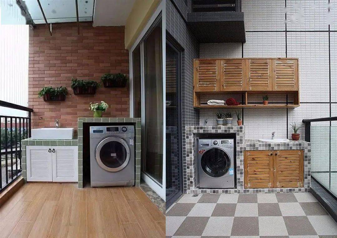 阳台设置洗衣房的核心逻辑居然很多设计师都不知道