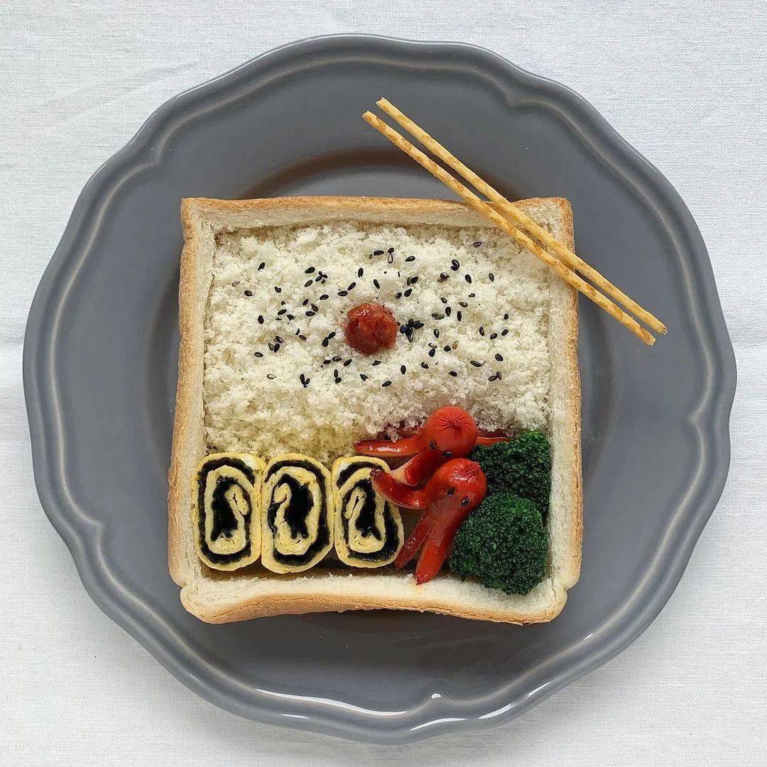 元气满满的一天从搞怪有趣的创意吐司面包开始