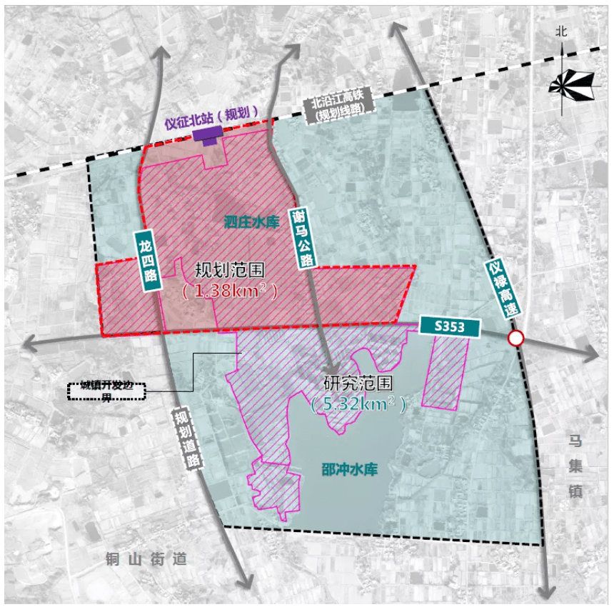 儀徵高鐵片區控規及城市設計項目公開招標高鐵新城來了