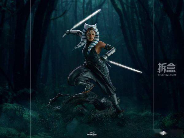 玩具IRON STUDIOS 曼达洛人2 AHSOKA TANO阿索卡塔诺 1/10雕像