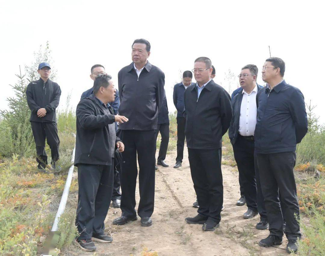 9月27日,副省长刘涛赴西宁市,海东市调研湟水规模化林场试点和林长制