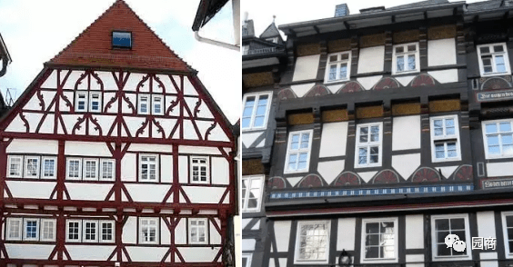 德国传统民居建筑木桁架建筑