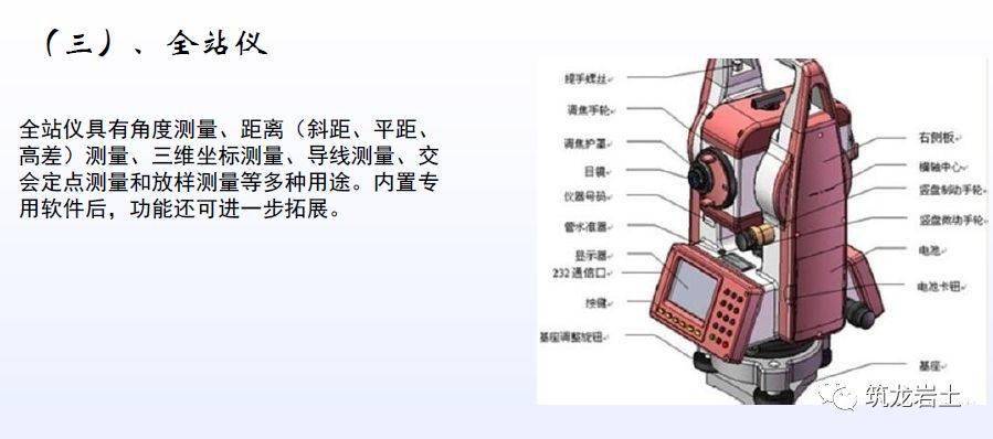 全站仪,经纬仪,水准仪等测量仪器使用方法总结,直观明了!