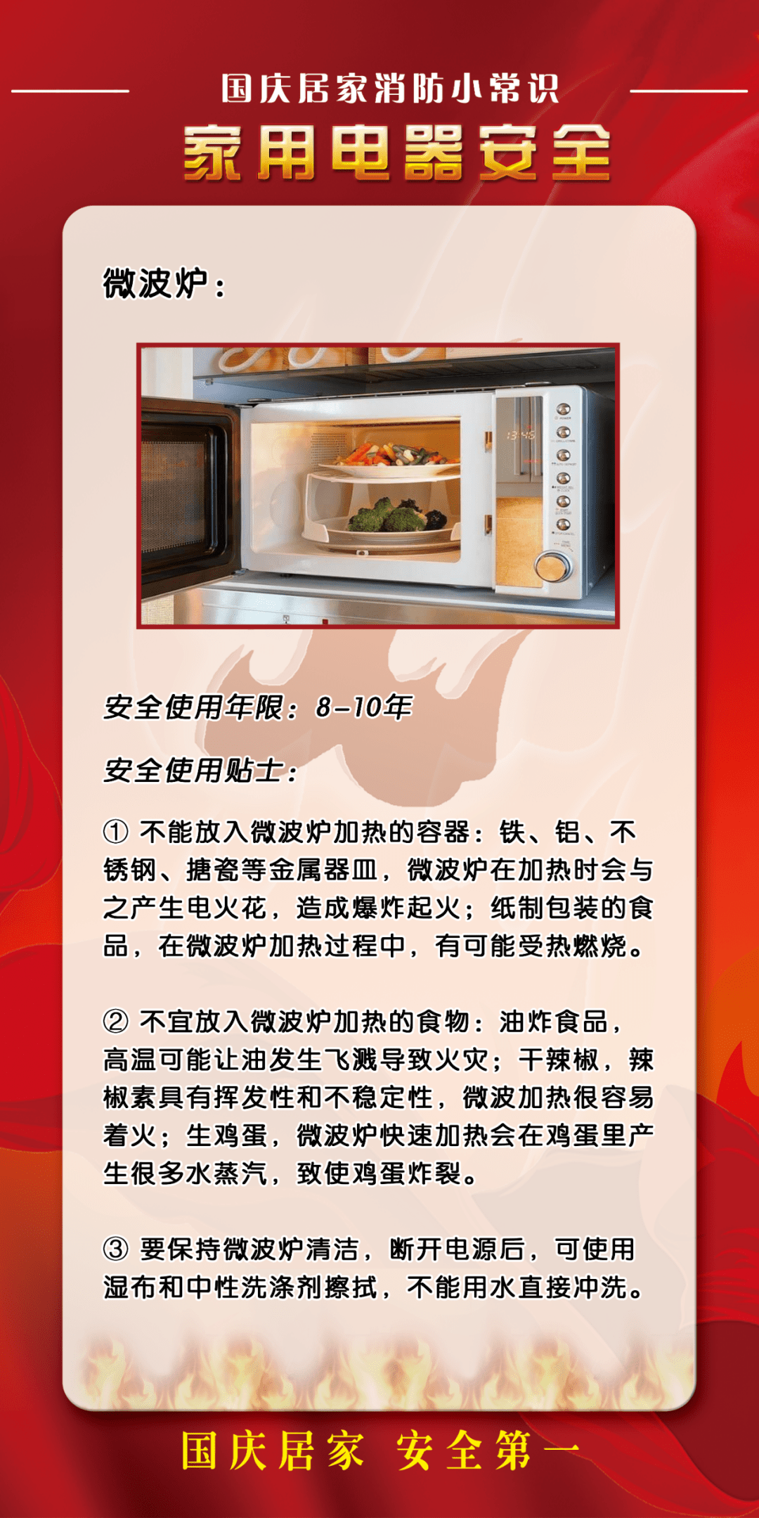 电饭煲|国庆专题 | 宅在家篇·家庭消防安全攻略！