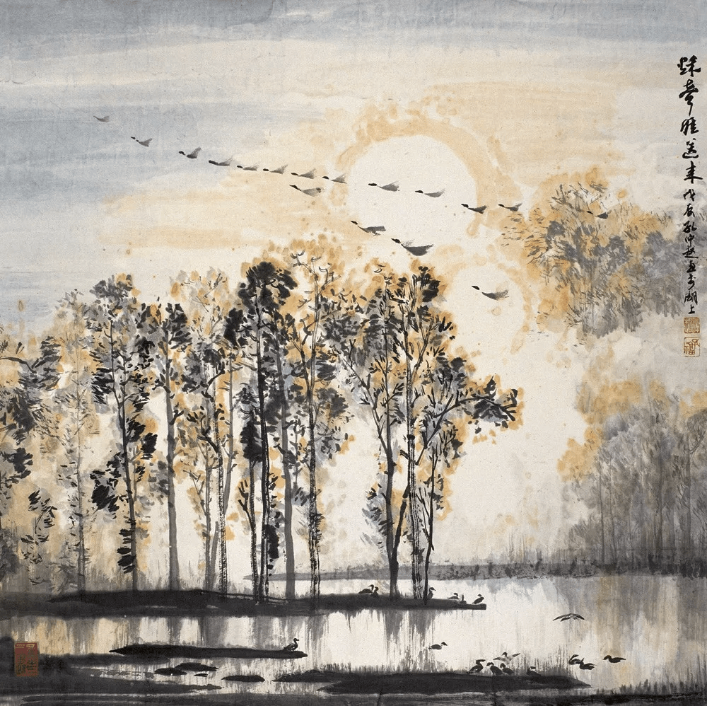 当代杰出的山水画大家孔仲起作品欣赏