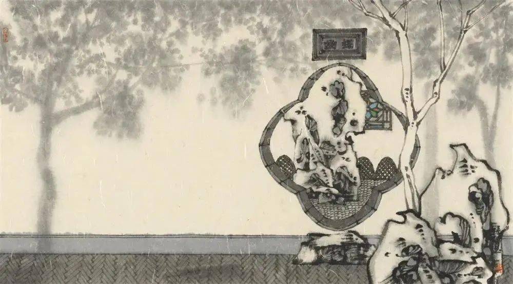 孙宽 园林好 38×68cm