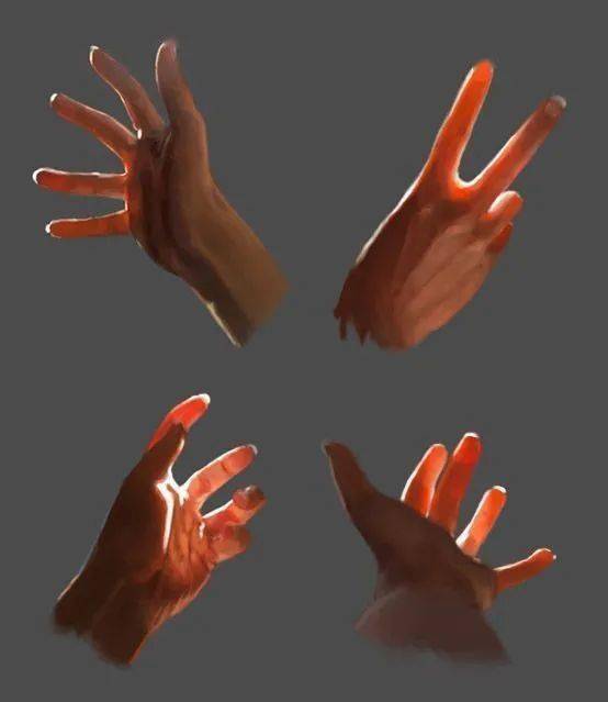 【绘画参考】这手很有画面啊!手的绘制参考