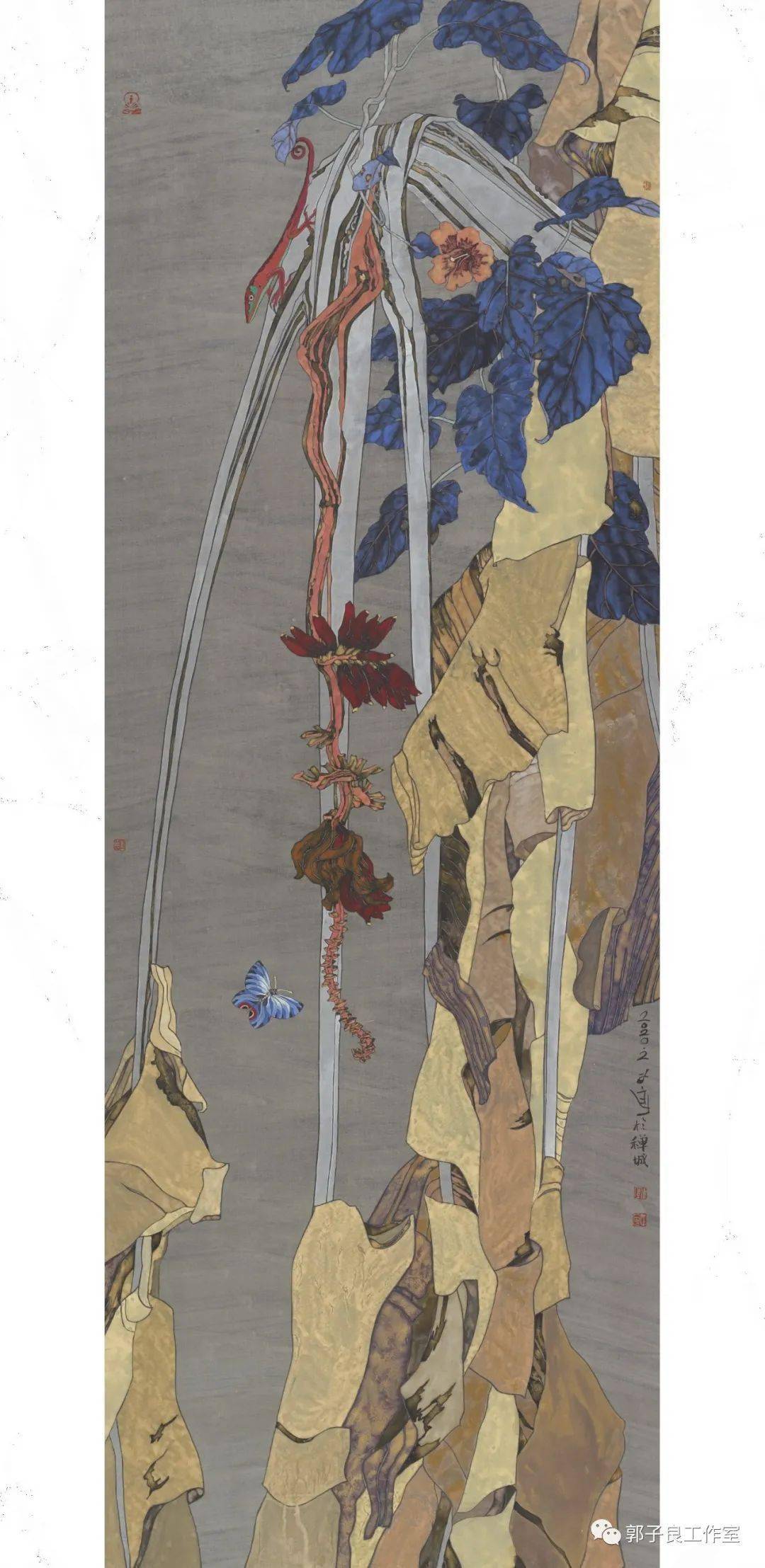 郭子良 · 工笔重彩花鸟画,张张精彩!