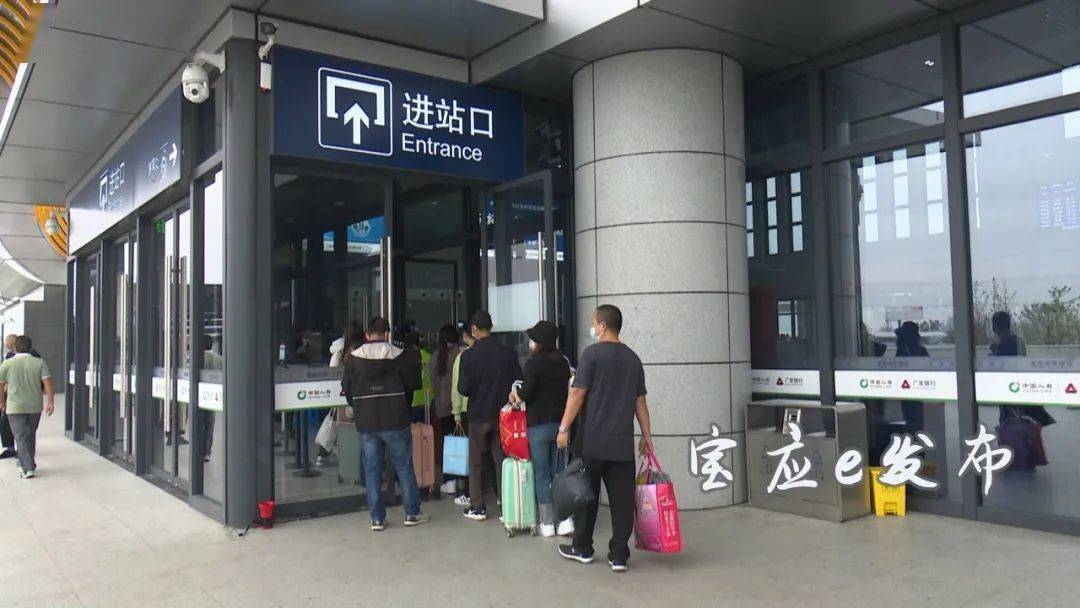 宝应高铁站发送75万人次10月11日以后