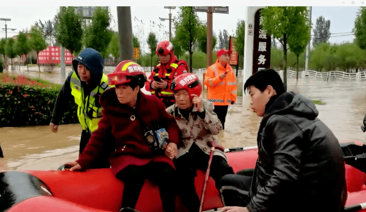 陕西：大荔洪水灾害造成23万人受灾，当地紧急转移安置群众