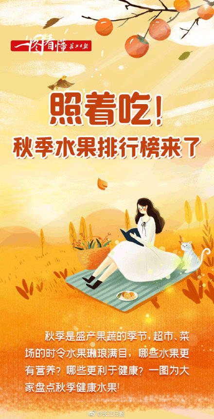 水果|照着吃！秋季水果排行榜来了，还有这些千万别晚上吃……