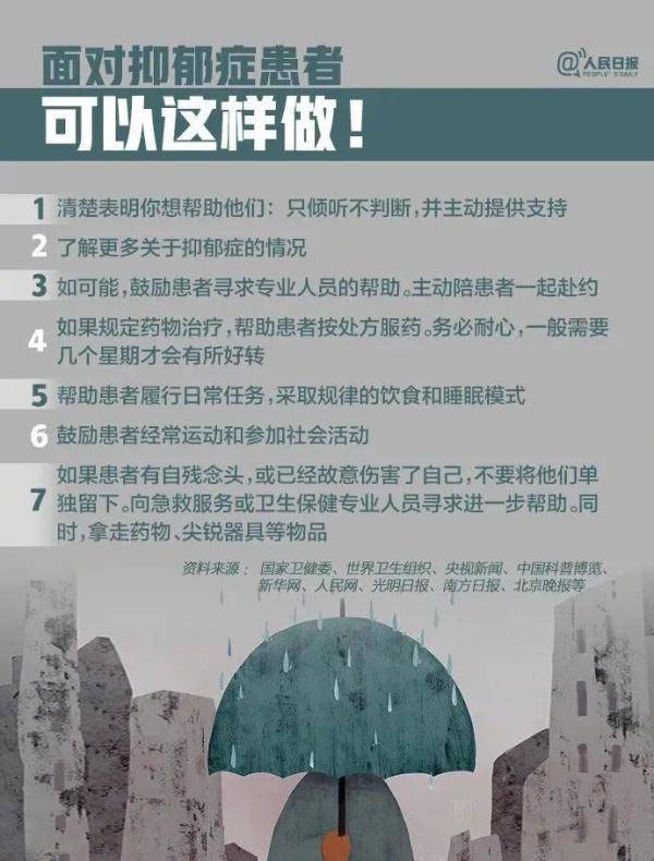 心情|世界精神卫生日丨抑郁症，不是“想开点”就能解决的