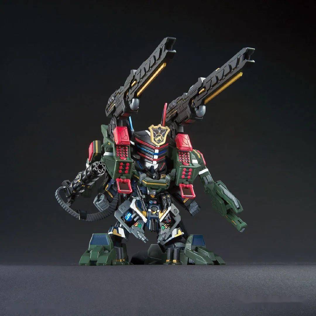 【全副武装!】万代10月16日 sd群英 警长翠绿暴风高达 dx套装版